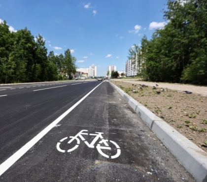 В Челябинске в этом году приступят к созданию 10-километровой велополосы на Комсомольском проспекте