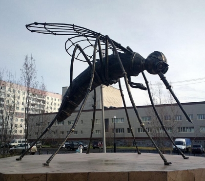 В миасском районе Комарово установят гигантского металлического комара