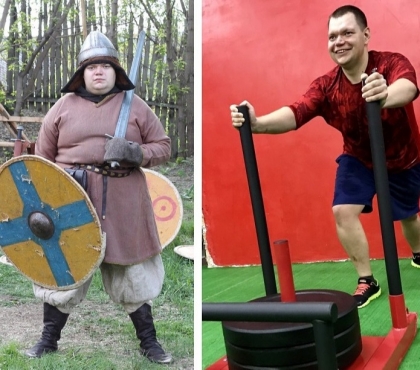 Миасский викинг похудел на 30 кг, чтобы найти работу и биться с врагами