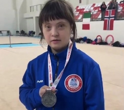 Челябинская спортсменка с синдромом Дауна заняла второе место на международных соревнованиях