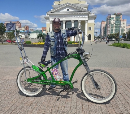 Четыре «вело-харлея»: житель Челябинска коллекционирует кастомные велосипеды