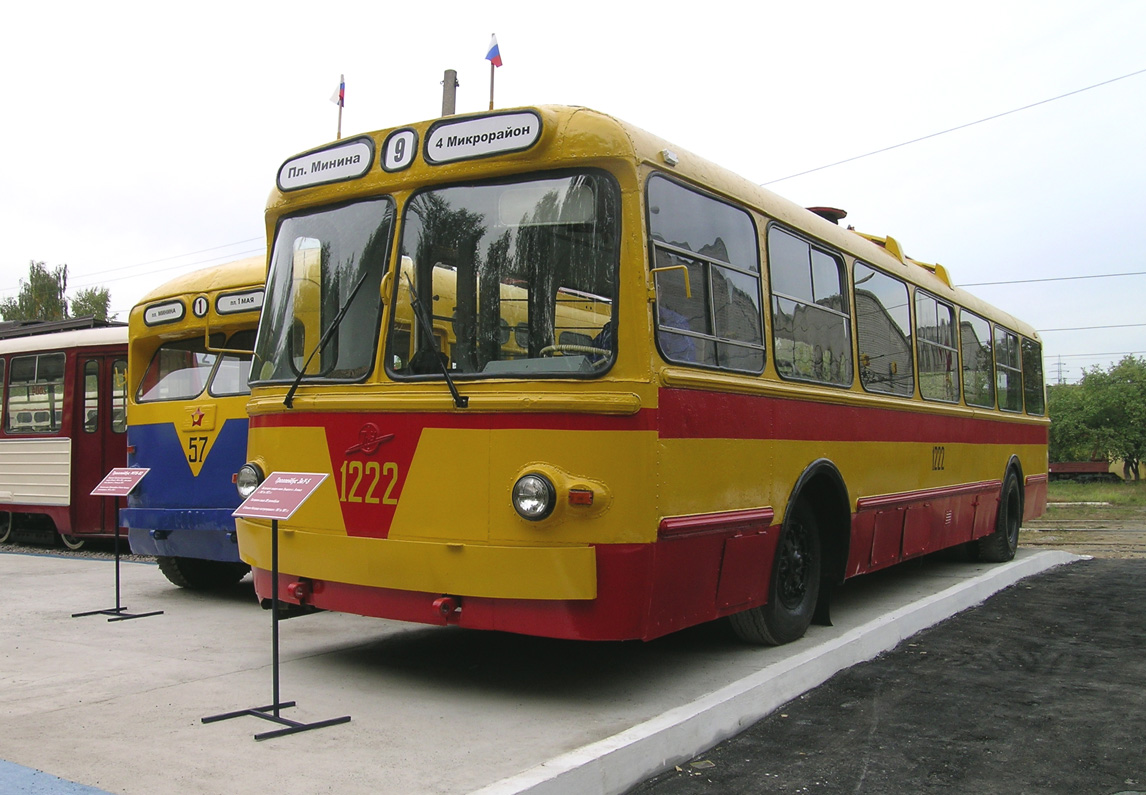 Троллейбус ЗиУ-5 в нижегородском музее горэлектротранспорта