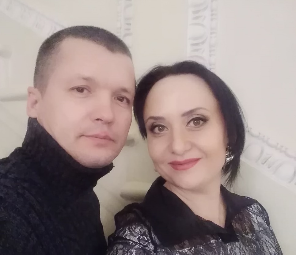 Ольга и её муж Сергей 