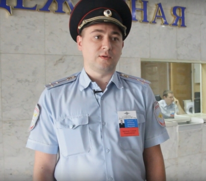 В Челябинской области полицейский спас водителя из горящего автомобиля