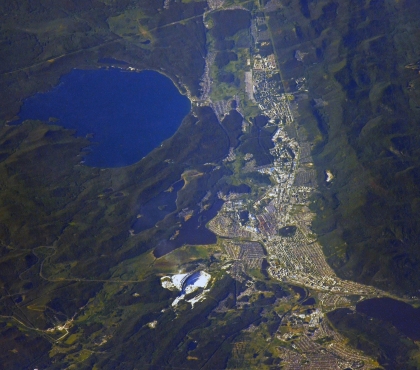 Космонавты сфотографировали с орбиты город Миасс и озеро Тургояк