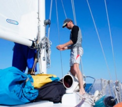 Яхтсмен-кругосветчик Андрей Соснин: "С нами на яхте ходит кот-грек!"