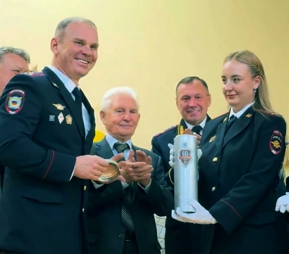 В Челябинске заложили капсулу времени в честь 60-летия городской полиции