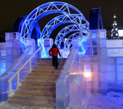 В Челябинске до конца ноября начнут строить ледяной городок