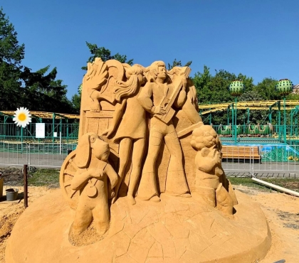 В челябинском горсаду построят новые песочные скульптуры