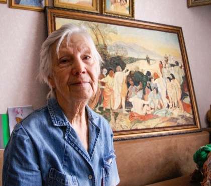Пенсионерка из Челябинска выставила на продажу вышитую репродукцию «Явление Христа народу» за миллион рублей