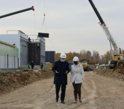 Готова на 70%: под Челябинском завершается строительство огромной инфекционной больницы