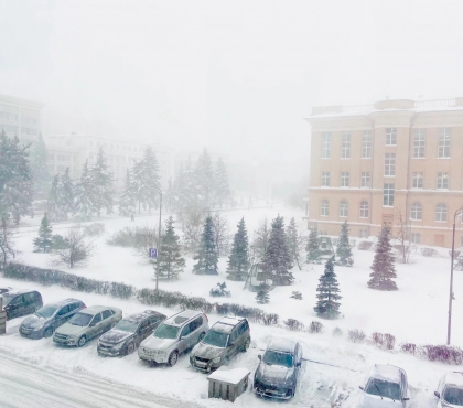 В Челябинском гидрометцентре рассказали, когда снегопад начнет ослабевать