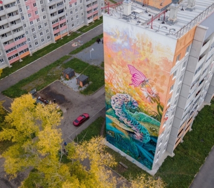 Регион тоже в тренде: 10 муралов, нарисованных в городах Челябинской области в ходе «Граффити Раша Фест»