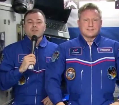 Челябинский космонавт Дмитрий Петелин прямо с орбиты поздравил земляков с Днем космонавтики