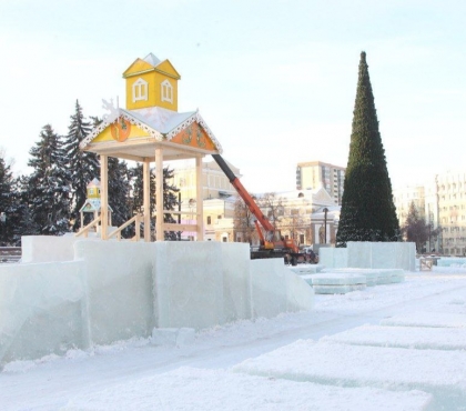 В челябинском ледовом городке сделают лабиринт в виде Великого полоза