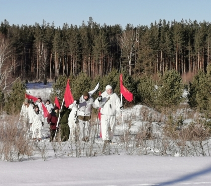 30 километров по снегу: в Челябинской области провели лыжный переход «Преодоление» по местам Воинской Славы