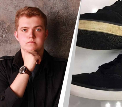 Стартап после школы: 19-летний челябинец открыл модную химчистку для обуви