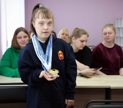 Челябинская спортсменка с синдромом Дауна завоевала полный комплект медалей на Чемпионате России