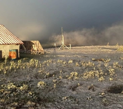 В Челябинской области выпал снег в середине лета