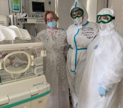Случилось чудо: в Челябинске женщина с «ковидной» пневмонией и полным поражением легких сумела родить малыша
