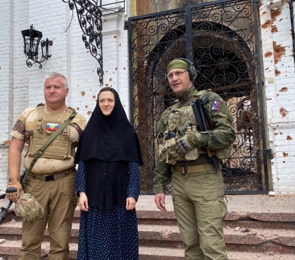 Делегация из Челябинской области доставила гуманитарную помощь монастырю в Донецкой народной республике