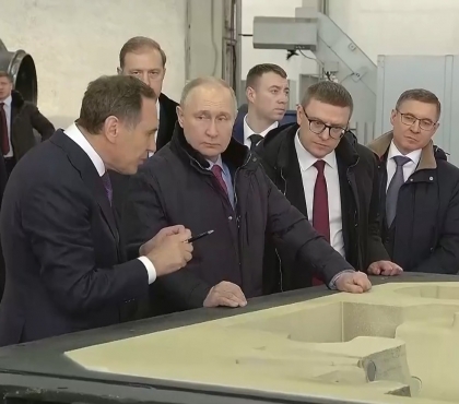 Путину показали современные промышленные площадки и разработки челябинского индустриального парка «Станкомаш»