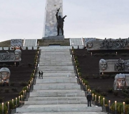 Путин назвал восстановление комплекса «Саур-Могила» возрождением памяти о героях