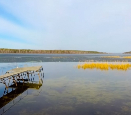Всё растаяло за неделю: в Челябинской области сняли таймлапс, как сходит лёд с озера Увильды