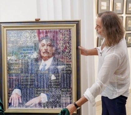 Никас Сафронов передал Челябинскому музею изобразительных искусств свою картину