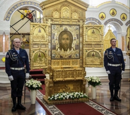 В Челябинск привезут икону главного храма российской армии