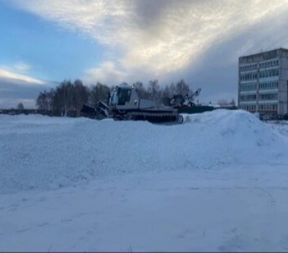Под Челябинском построили первое в истории города снегохранилище