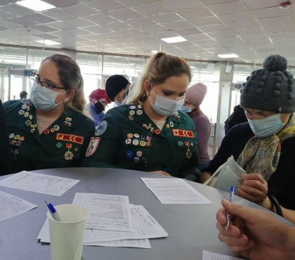 Сестры-близнецы из медуниверситета рассказали, как помогают людям в крупнейшем пункте вакцинации в Челябинске