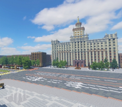 Челябинск построили в “кубической” реальности Minecraft
