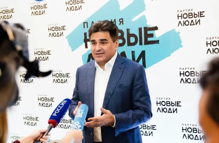 Председатель партии «Новые люди» Алексей Нечаев