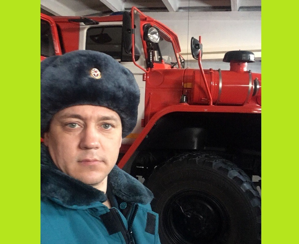 Николай Курченко работает водителем 31-ой пожарно-спасательной части Троицка