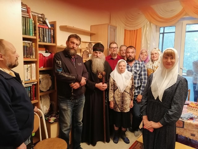 Челябинские старообрядцы во время визита Преосвященного Евфимия, епископа Казанско-Вятского 