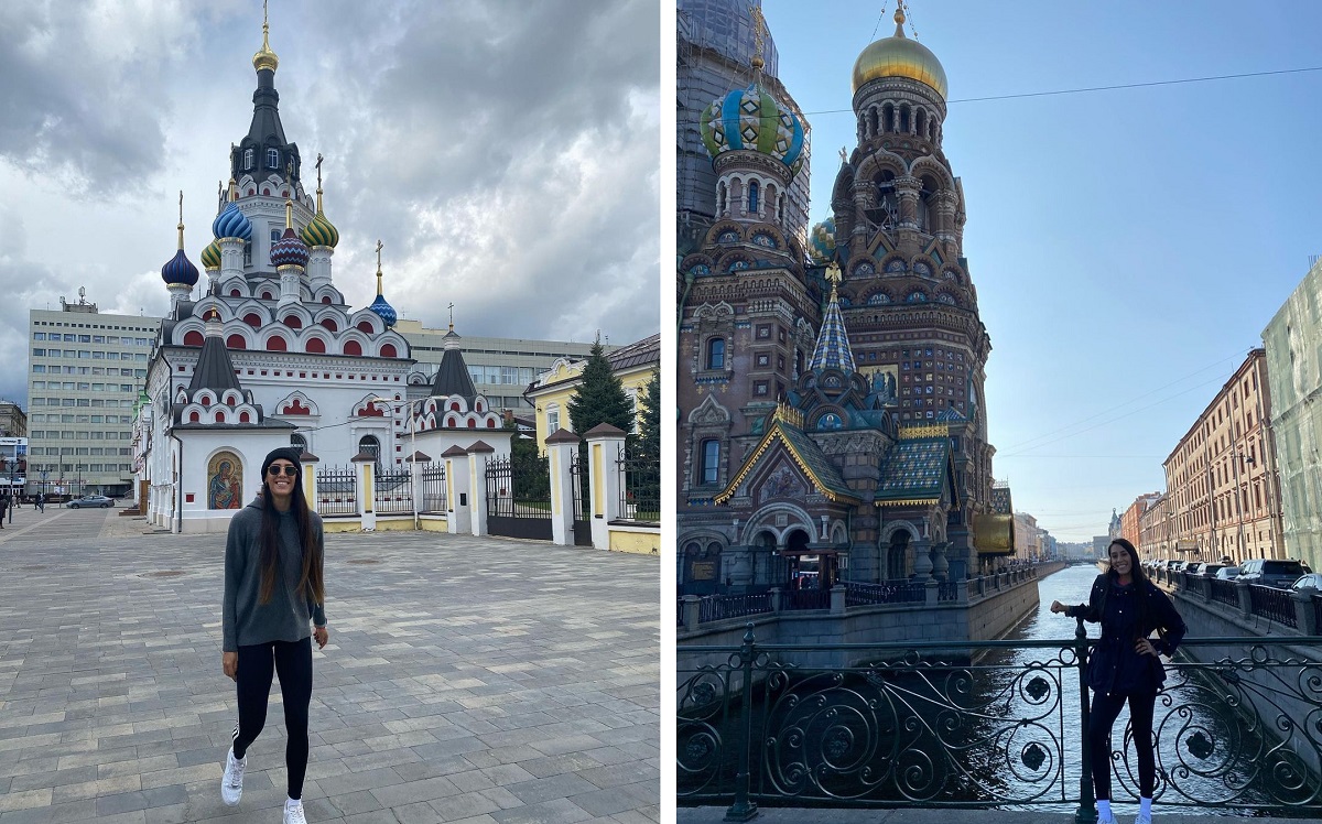 Андреа успела съездить в Саратов и Санкт-Петербург 