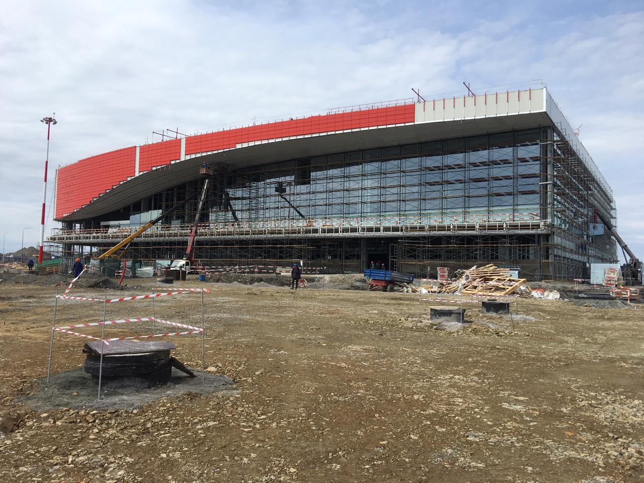  Строительство нового терминала в аэропорте им. И. Курчатова.